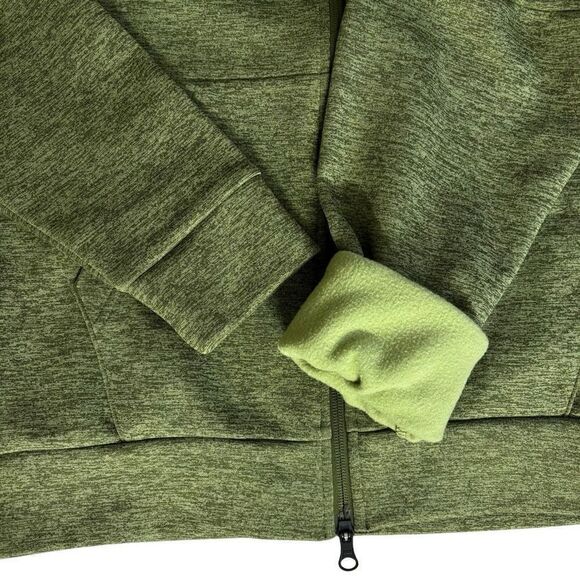 Nike Therma-FIT Men's Training Full-Zip Bomber Jacket Green - Picture 14 of 15